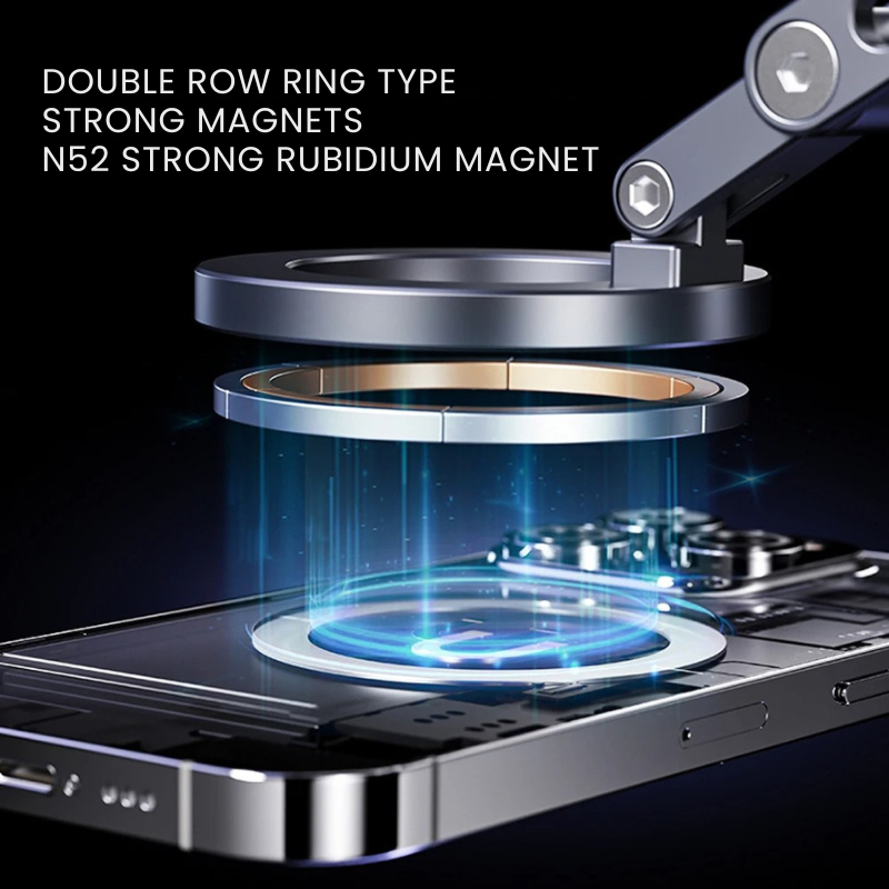 NIXEVO™ MAGVAC 360 DUAL LOCK PHONE HOLDER NXV03
