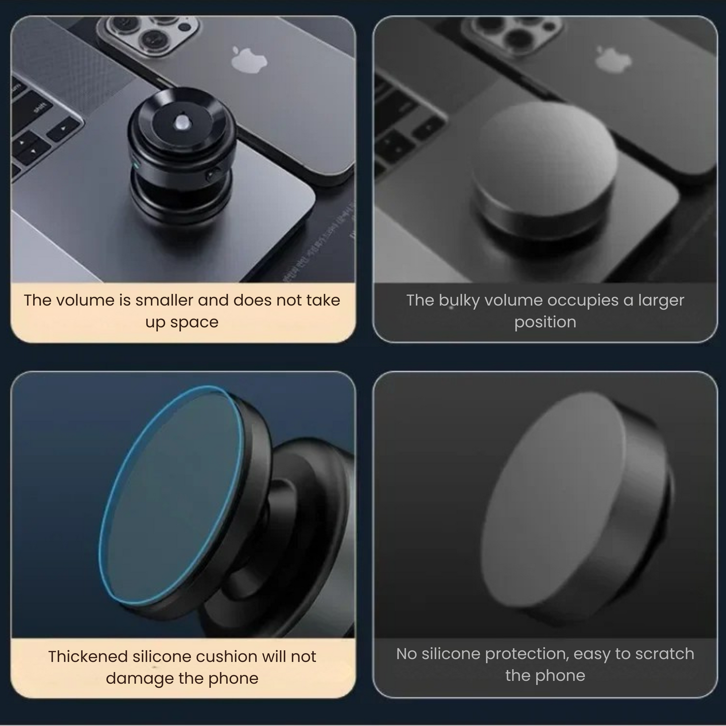 NIXEVO™ MAGVAC 360 DUAL LOCK PHONE HOLDER NXV02